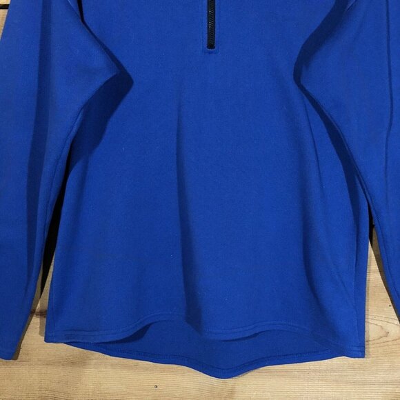 Vintage Ragged Mountain 1/4 Zip Fleece Pullover Equipment Mens Size Medium Blue - Picture 4 of 12